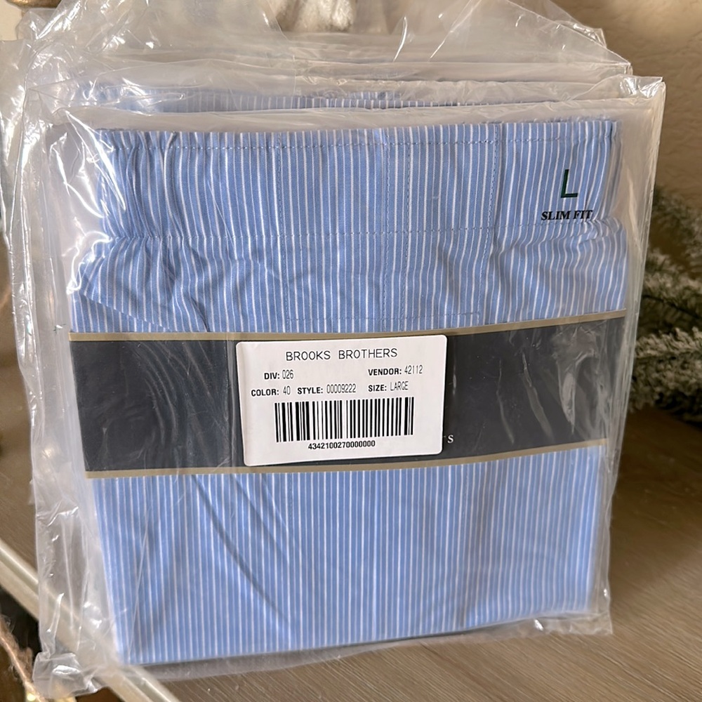 Brooks Brothers L slim fit Boxer shorts